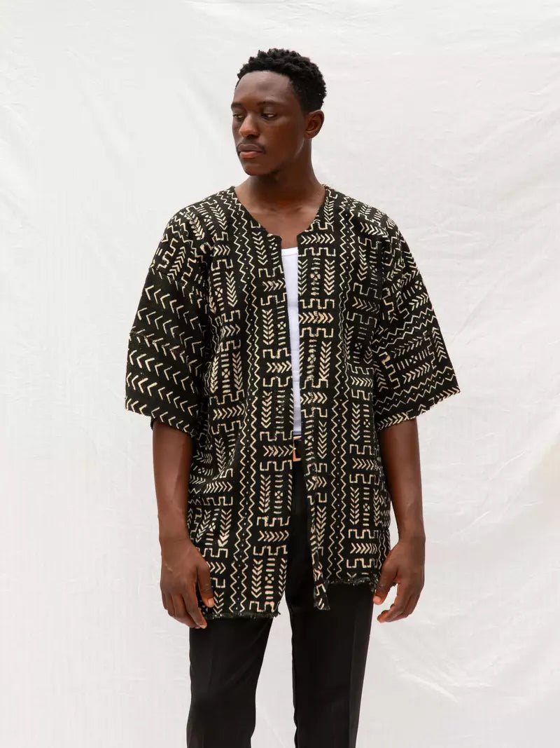 Serenity Bogolan Cloak (Pre - Order)#african_fabric_ghana#
