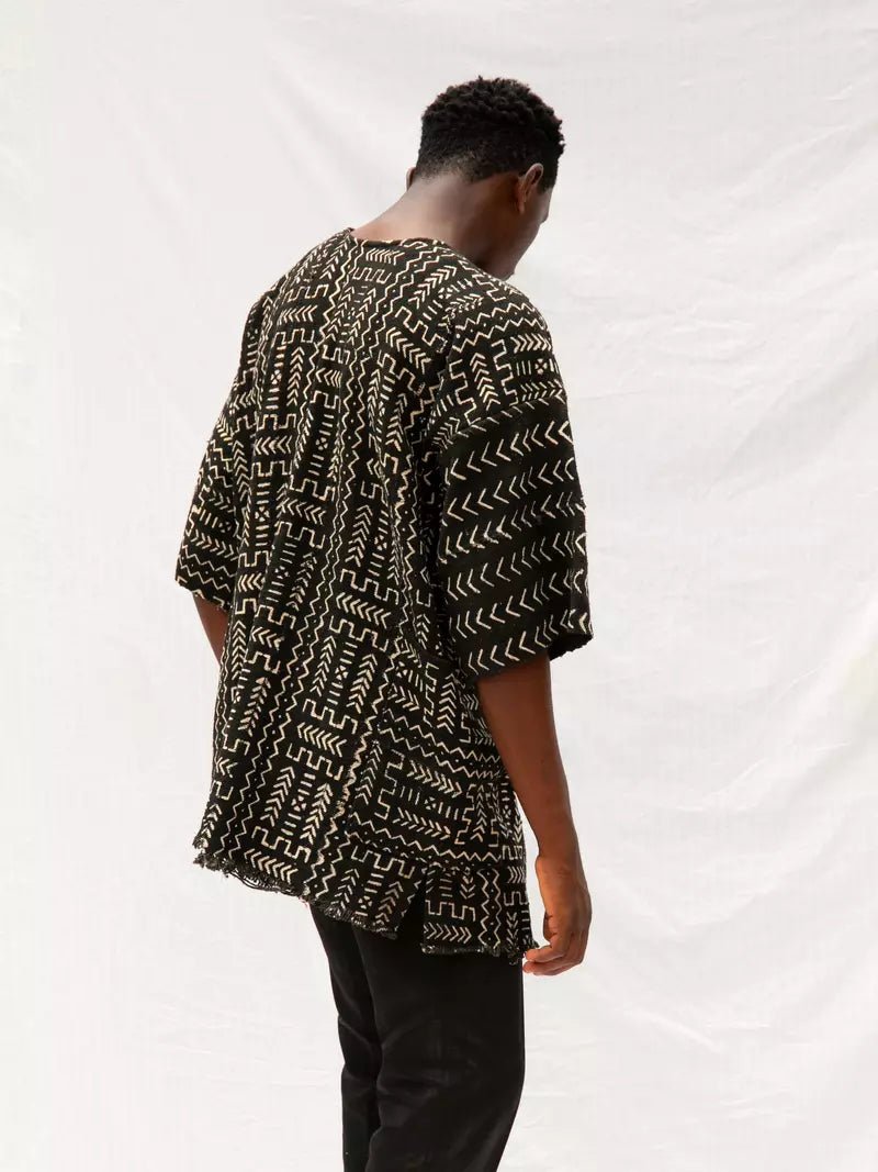 Serenity Bogolan Cloak (Pre - Order)#african_fabric_ghana#