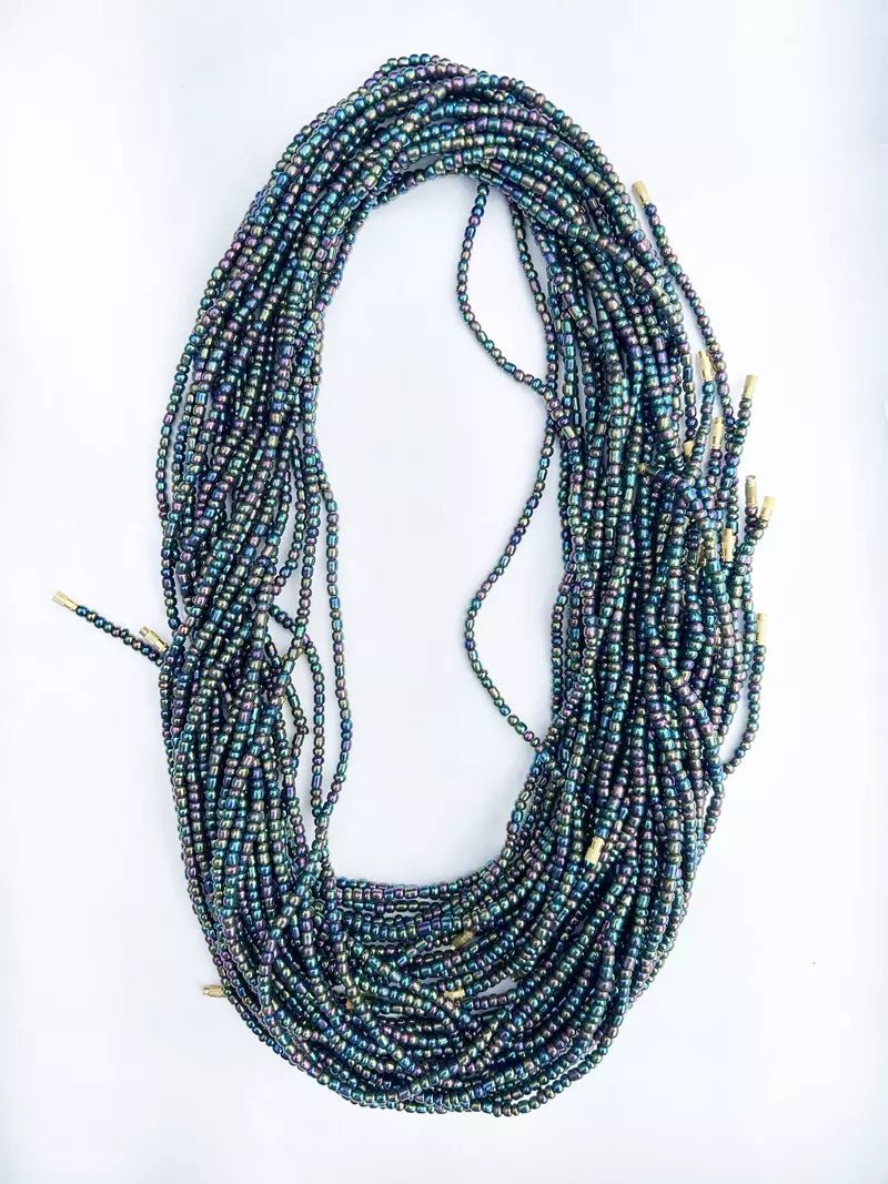 Set of 4 Muti - Colored Pearl String Beads#african_fabric_ghana#