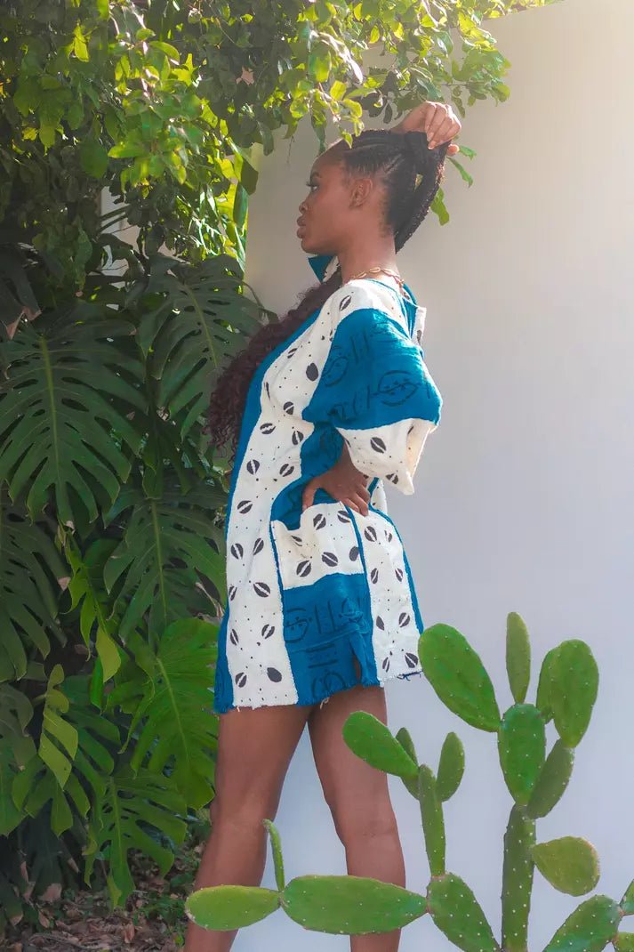 Shiyen Bogolan Cloak (Pre - Order)#african_fabric_ghana#