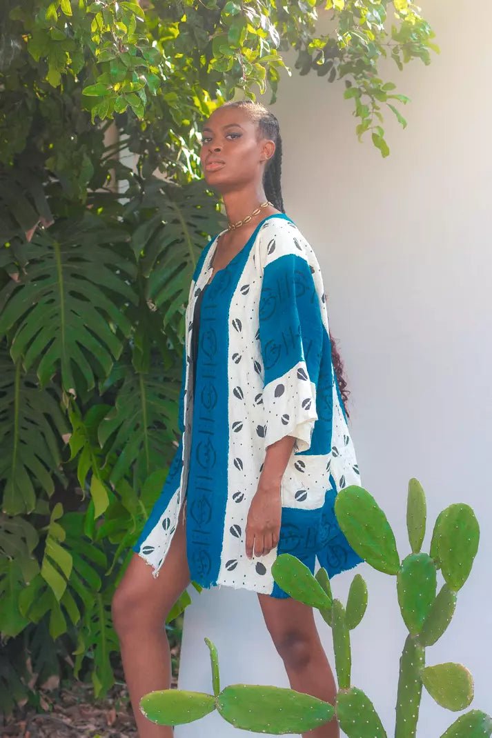 Shiyen Bogolan Cloak (Pre - Order)#african_fabric_ghana#