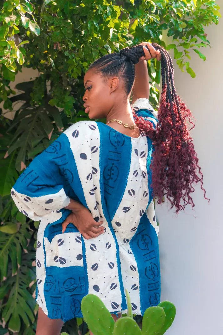 Shiyen Bogolan Cloak (Pre - Order)#african_fabric_ghana#
