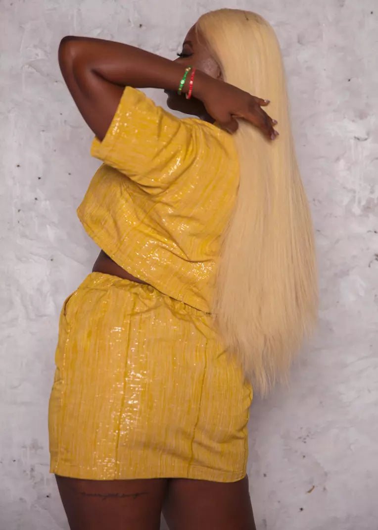 Sika Mini Skirt#african_fabric_ghana#