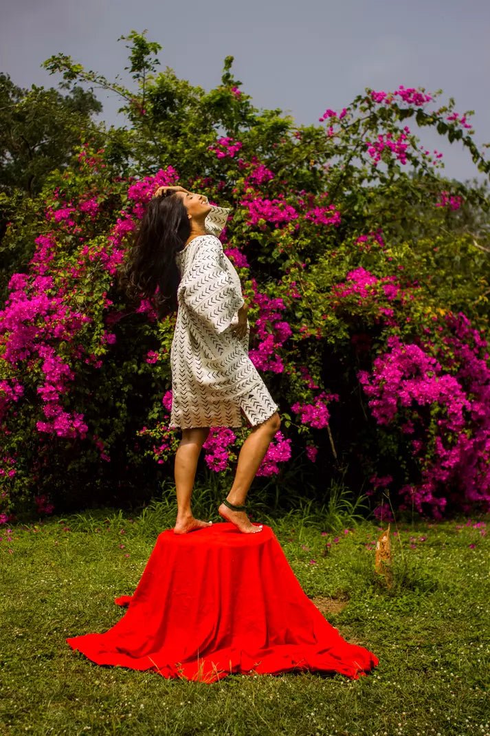Simple Things Bogolan Cloak (Pre - Order)#african_fabric_ghana#