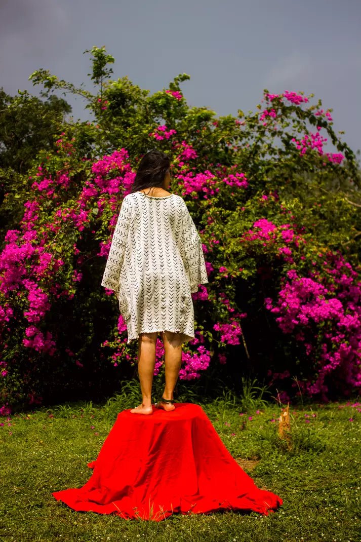 Simple Things Bogolan Cloak (Pre - Order)#african_fabric_ghana#