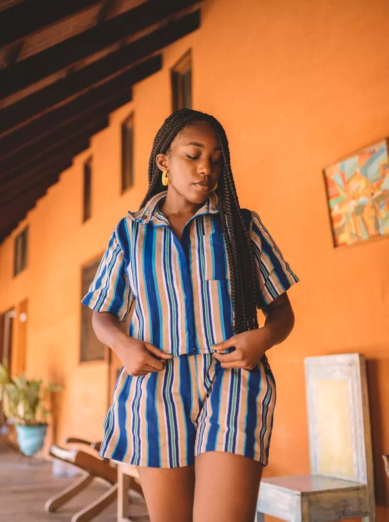 Sky Daddy Fugu Set#african_fabric_ghana#