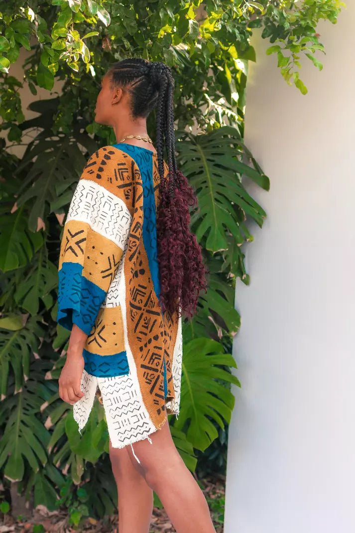 Skye Bogolan Cloak (Pre - Order)#african_fabric_ghana#