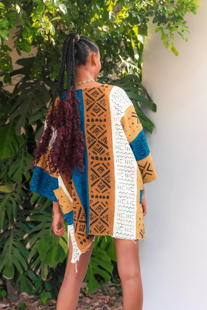 Skye Bogolan Cloak (Pre - Order)#african_fabric_ghana#