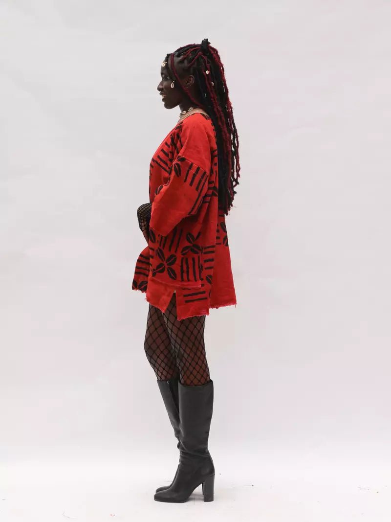Spices Bogolan Cloak (Pre - Order)#african_fabric_ghana#