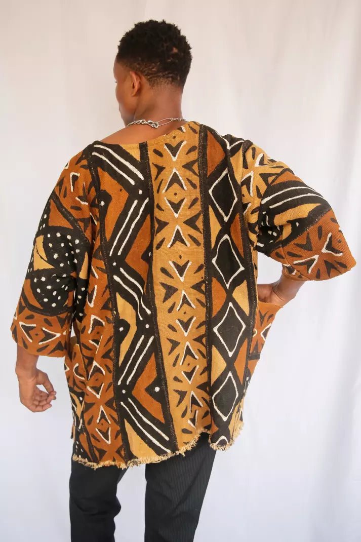 Spirit Bogolan Cloak (Pre - Order)#african_fabric_ghana#
