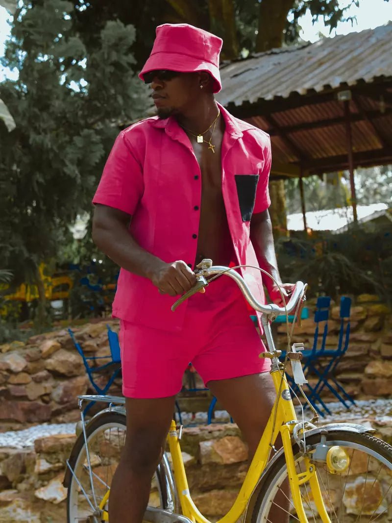 Starburst Men’s Shorts#african_fabric_ghana#