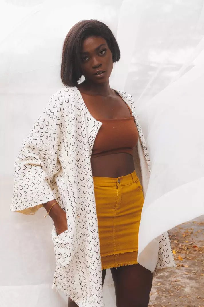 Starside Bogolan Cloak#african_fabric_ghana#