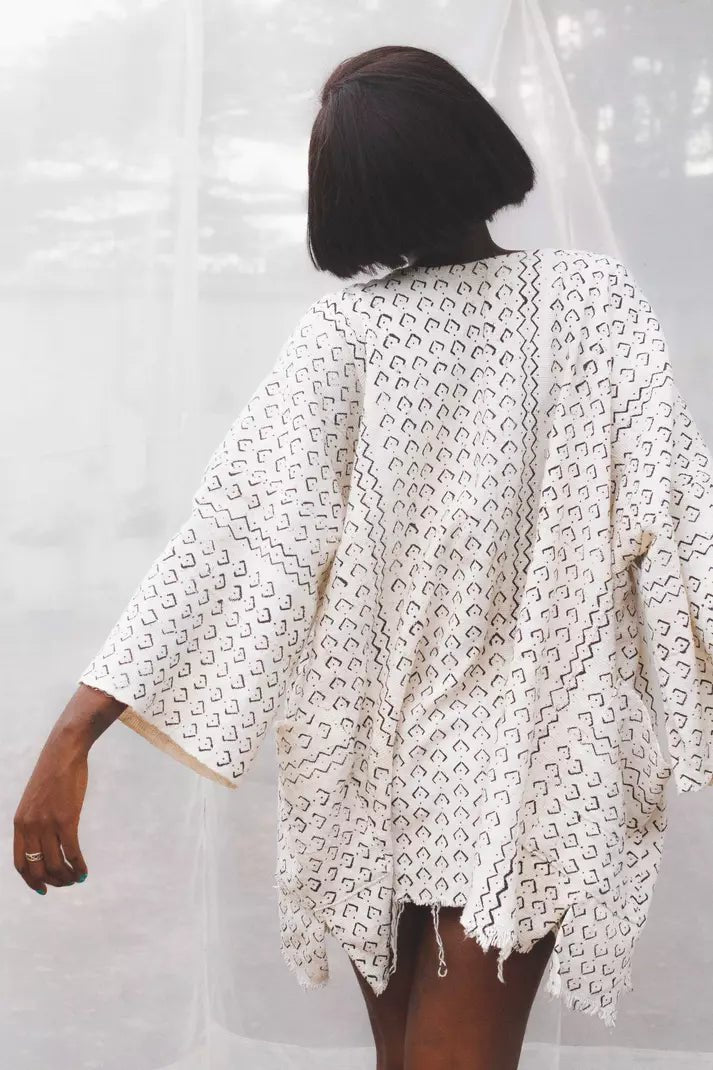 Starside Bogolan Cloak#african_fabric_ghana#