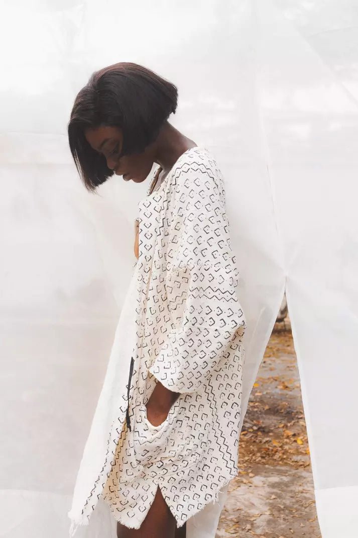 Starside Bogolan Cloak#african_fabric_ghana#