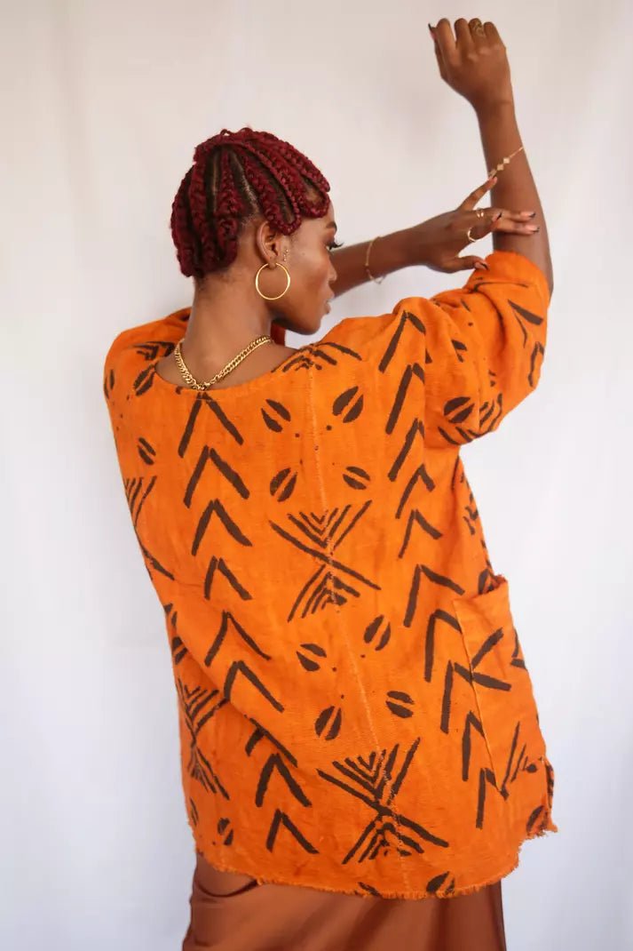 Sundance Bogolan Cloak (Pre - Order)#african_fabric_ghana#