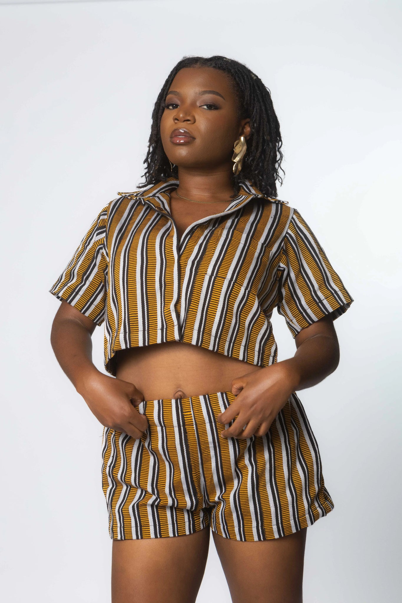Sunset Fugu Set#african_fabric_ghana#