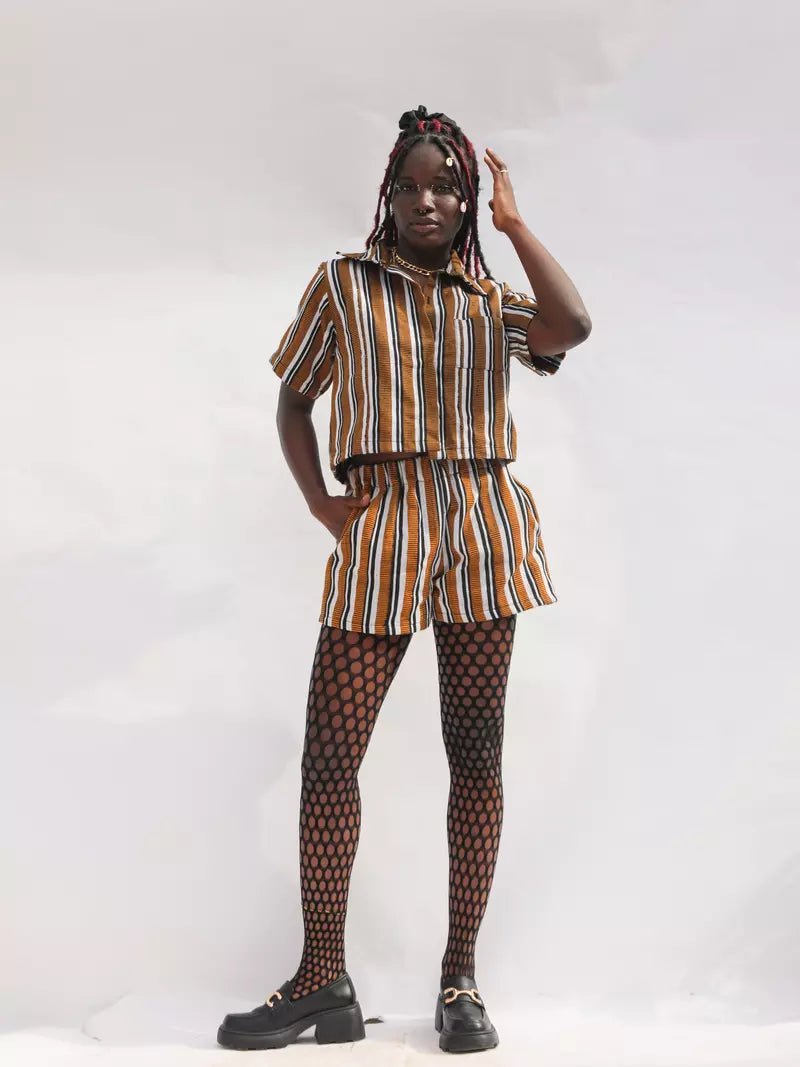 Sunset Fugu Set#african_fabric_ghana#