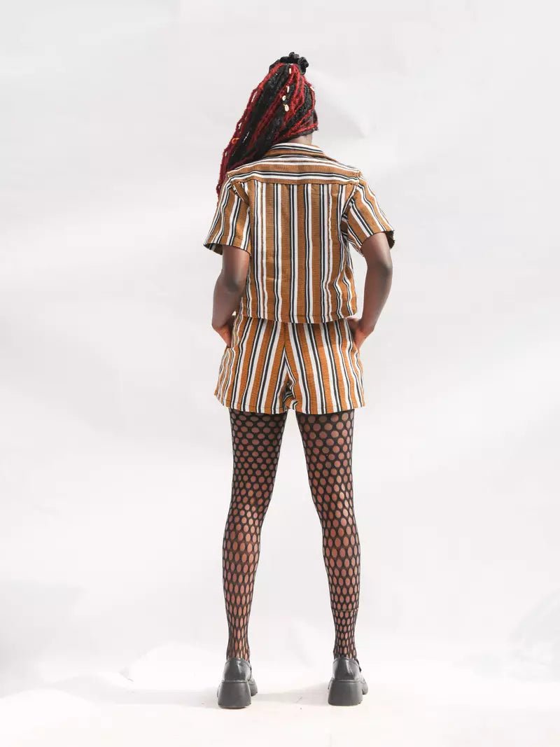 Sunset Fugu Set#african_fabric_ghana#