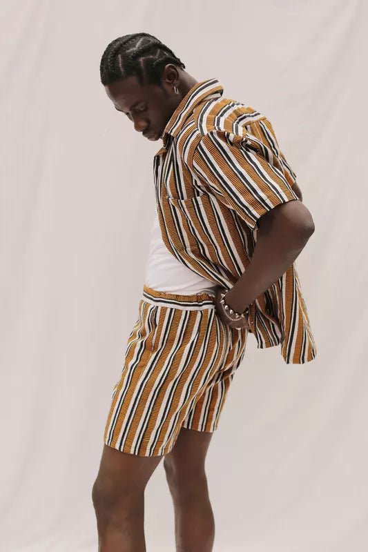 Sunset Fugu Shirt#african_fabric_ghana#