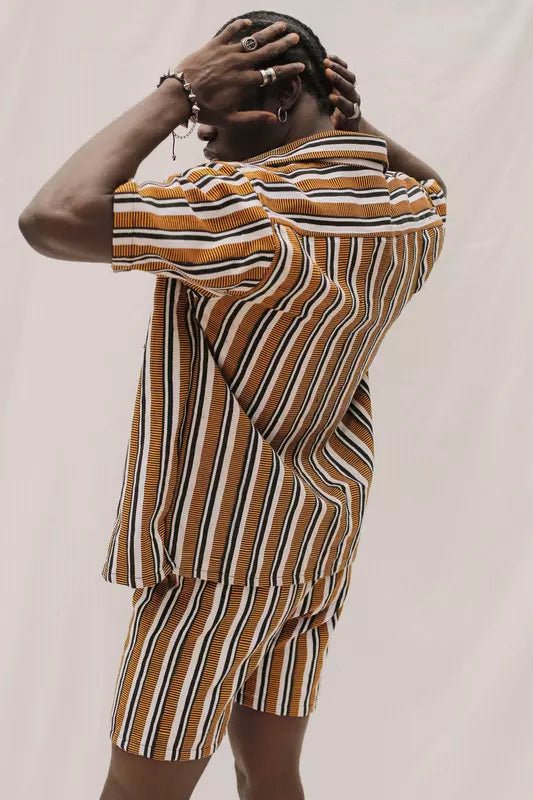 Sunset Fugu Shirt#african_fabric_ghana#