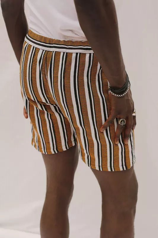 Sunset Men’s Shorts#african_fabric_ghana#