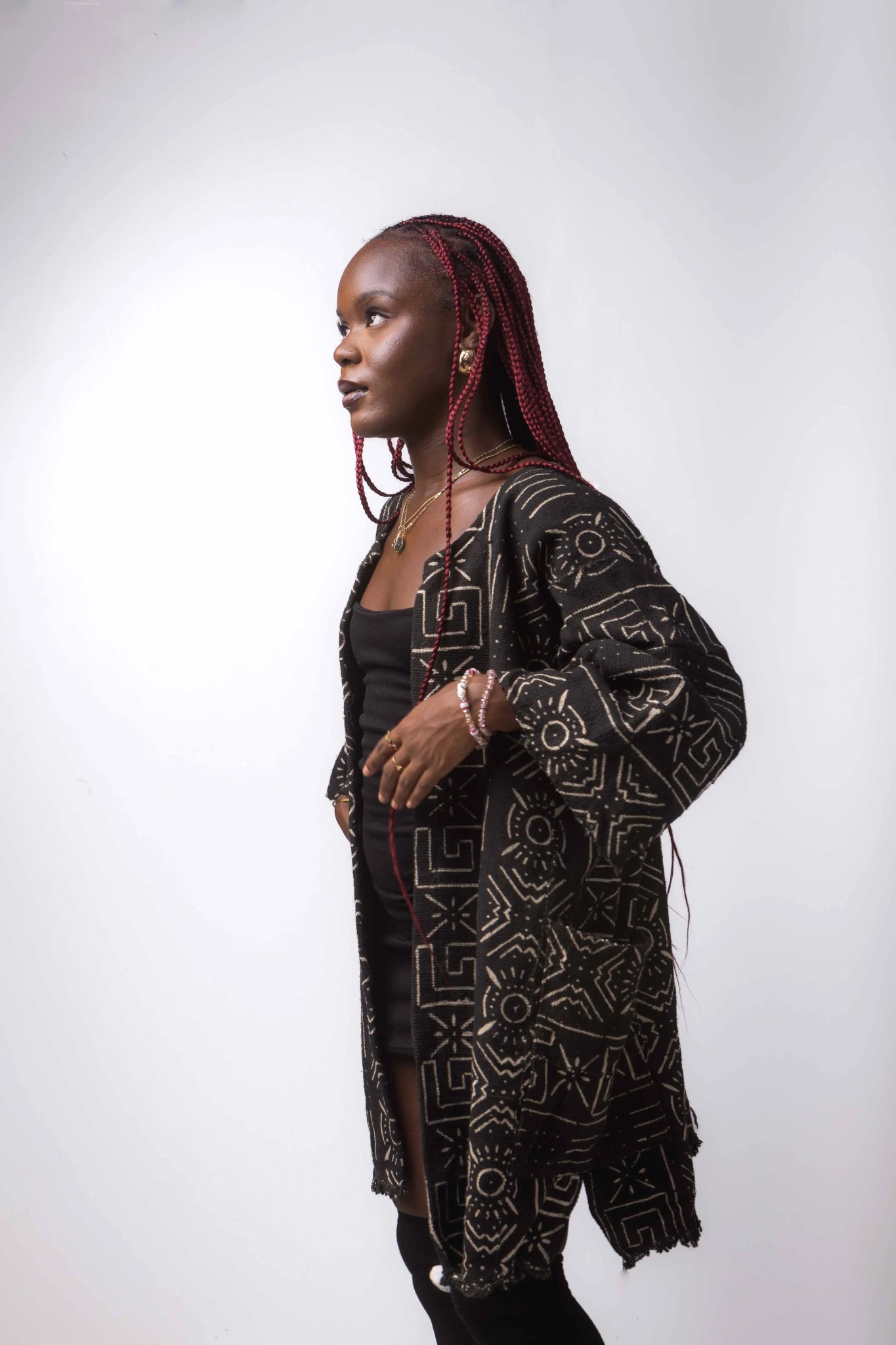 Sunshine Palace Bogolan Cloak (Pre - Order)#african_fabric_ghana#