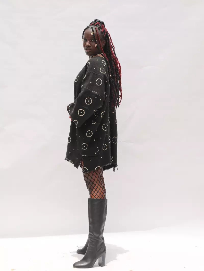 Supreme Bogolan Cloak#african_fabric_ghana#