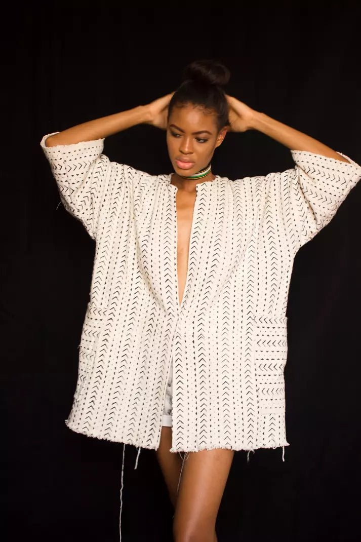 Tekor Bogolan Cloak (Pre - Order)#african_fabric_ghana#