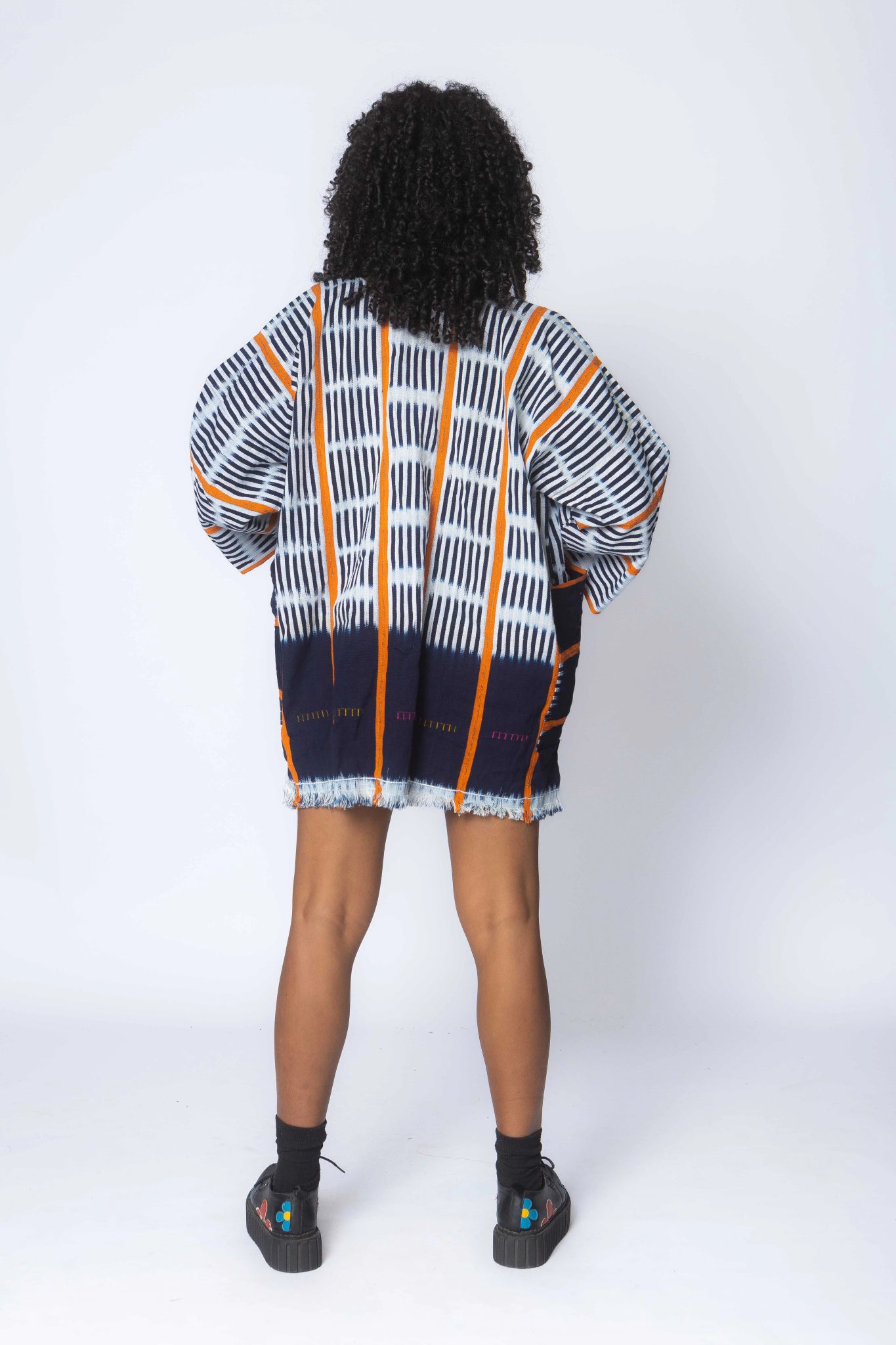 Tequila Sunrise Baulé Cloak#african_fabric_ghana#