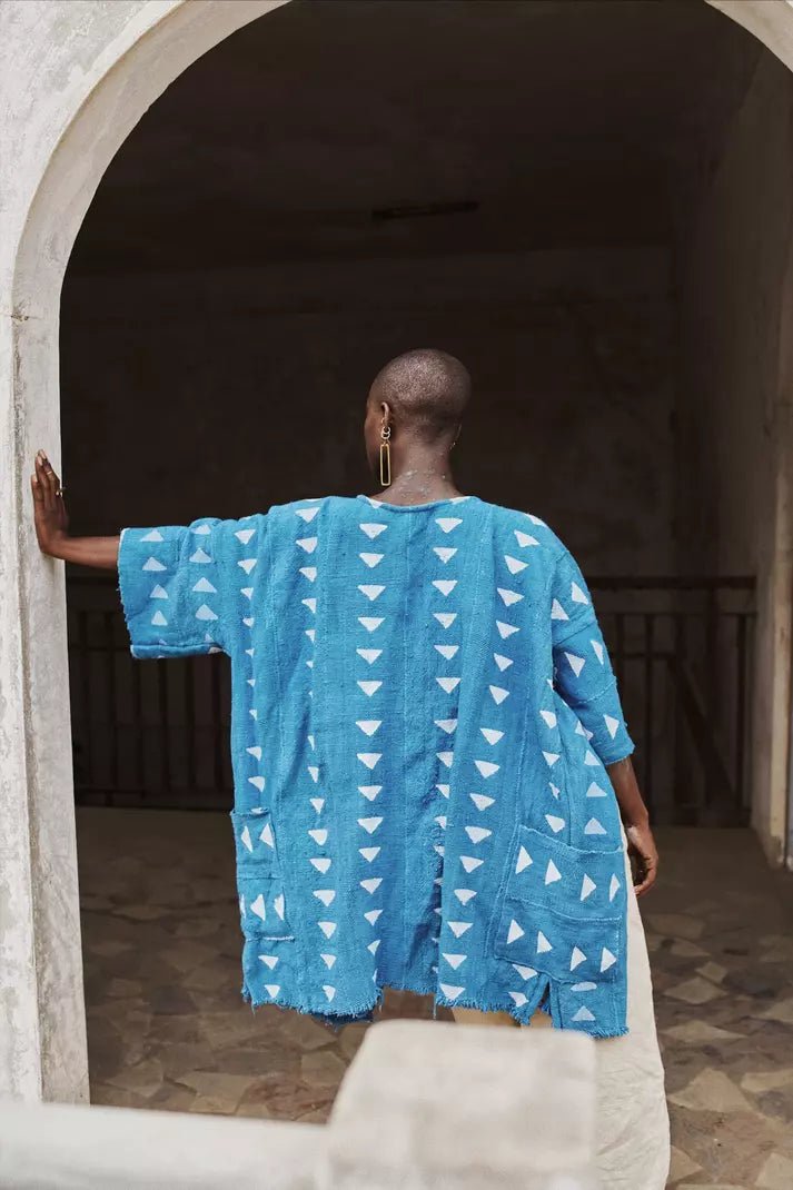 The Cloud Bogolan Cloak (Pre - Order)#african_fabric_ghana#