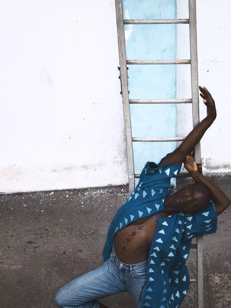The Cloud Bogolan Cloak (Pre - Order)#african_fabric_ghana#