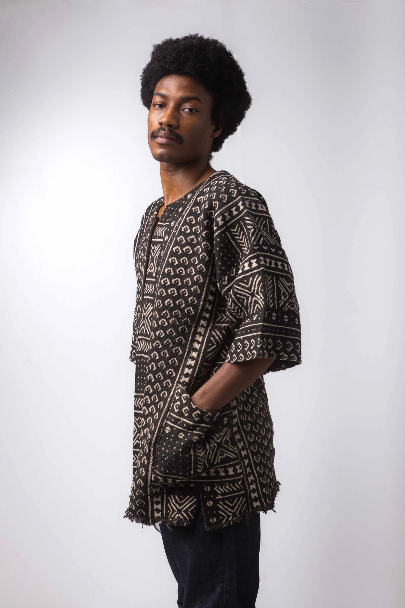 The Map Bogolan Cloak (Pre - Order)#african_fabric_ghana#