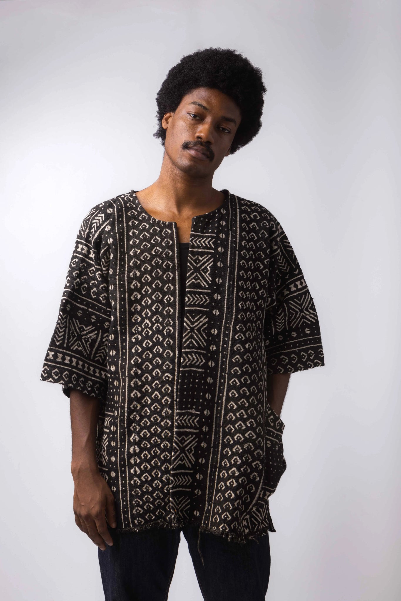 The Map Bogolan Cloak (Pre - Order)#african_fabric_ghana#