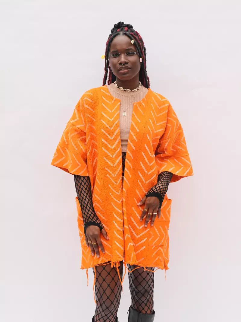 The Moment Bogolan Cloak (Pre - Order)#african_fabric_ghana#