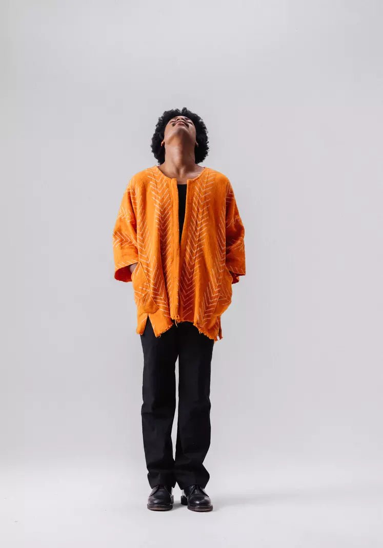 The Moment Bogolan Cloak (Pre - Order)#african_fabric_ghana#