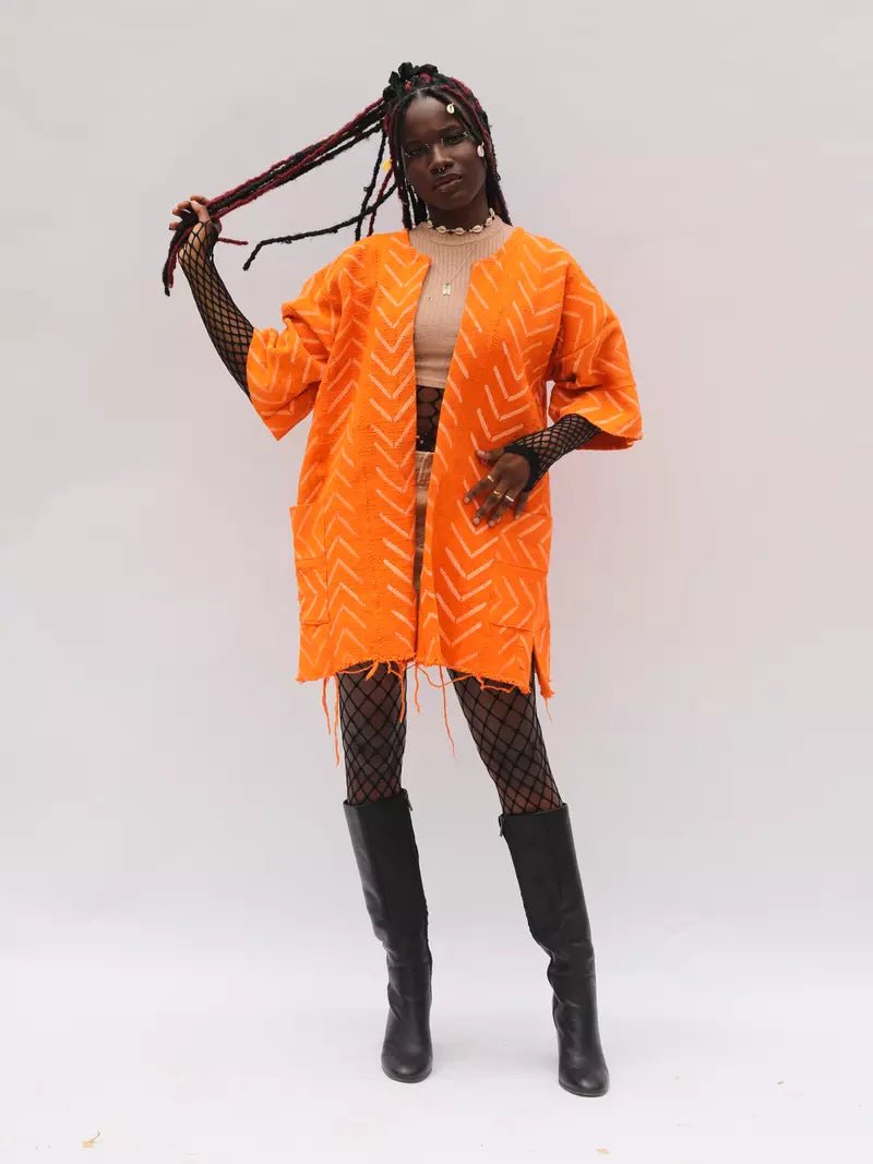 The Moment Bogolan Cloak (Pre - Order)#african_fabric_ghana#