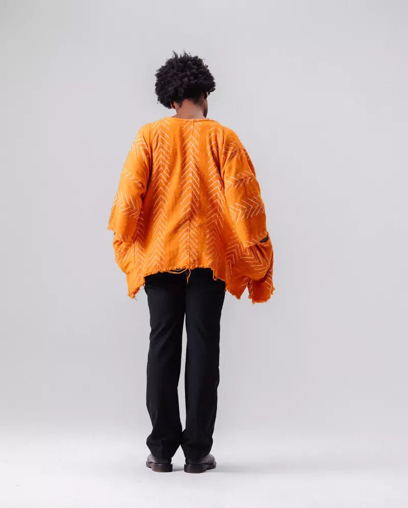 The Moment Bogolan Cloak (Pre - Order)#african_fabric_ghana#