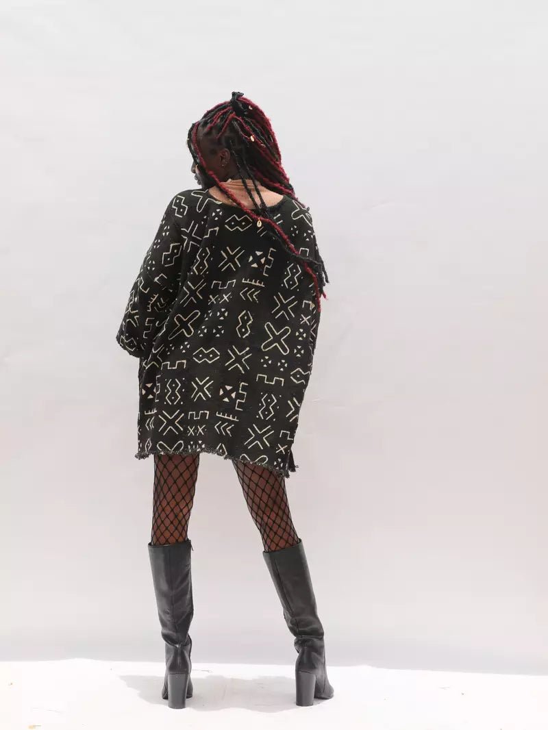 The One Bogolan Cloak (Pre - Order)#african_fabric_ghana#
