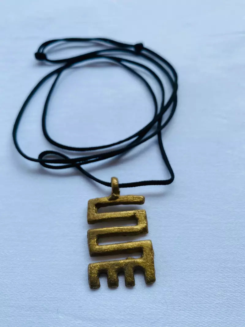 Nkyinkim Brass Necklace