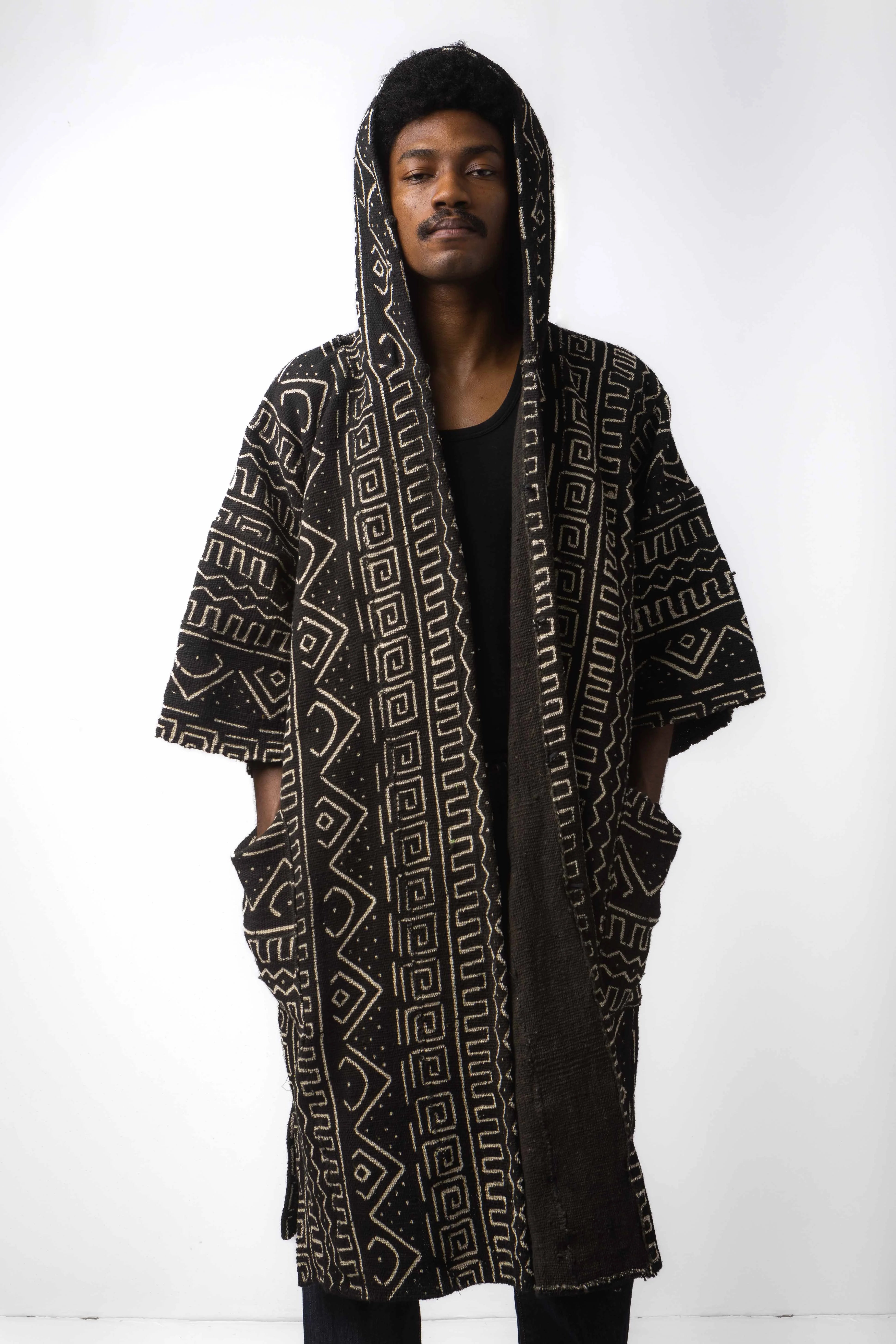 Everything Hooded Bogolan Cloak (Pre_Order)