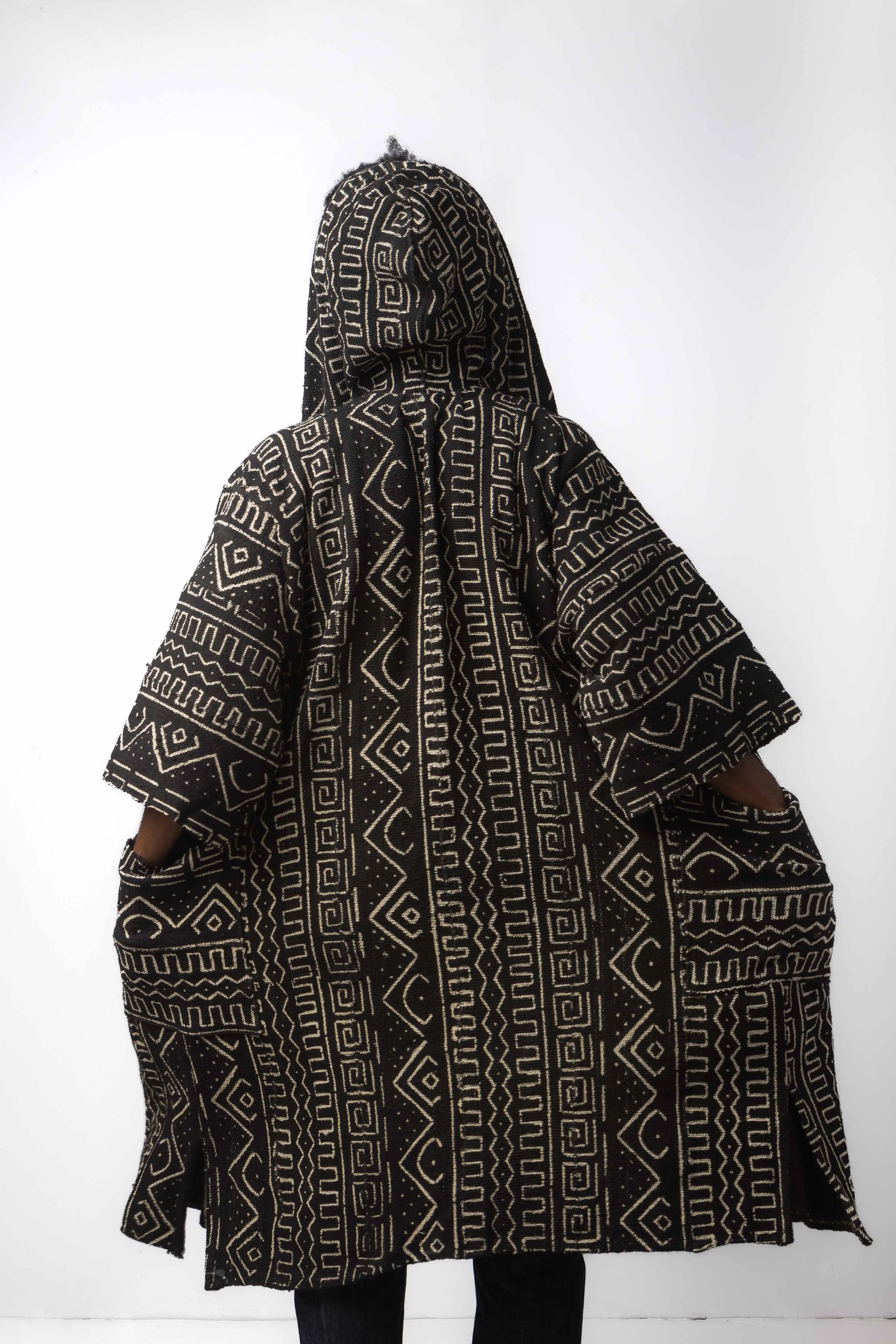 Everything Hooded Bogolan Cloak (Pre_Order)