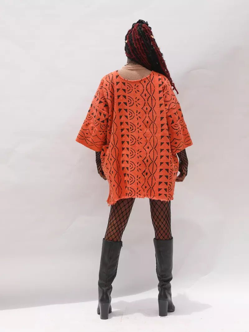 To The Moon Bogolan Cloak (Pre - Order)#african_fabric_ghana#