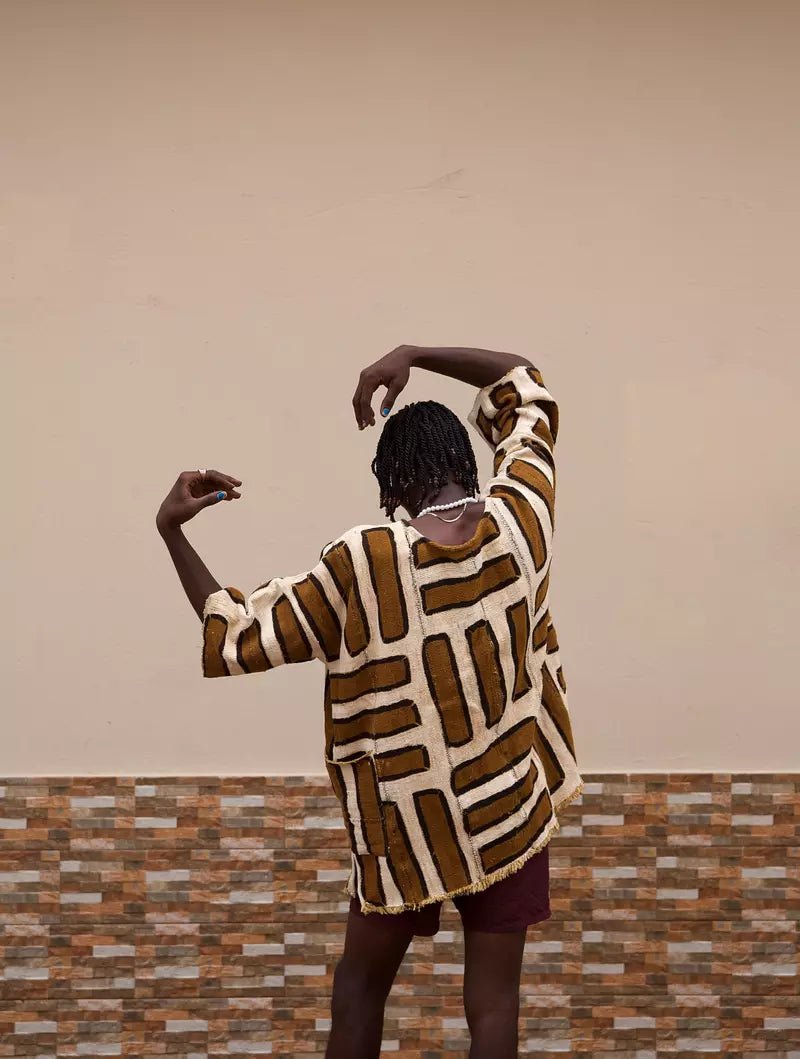 Turtle Bogolan Cloak (Pre - Order)#african_fabric_ghana#