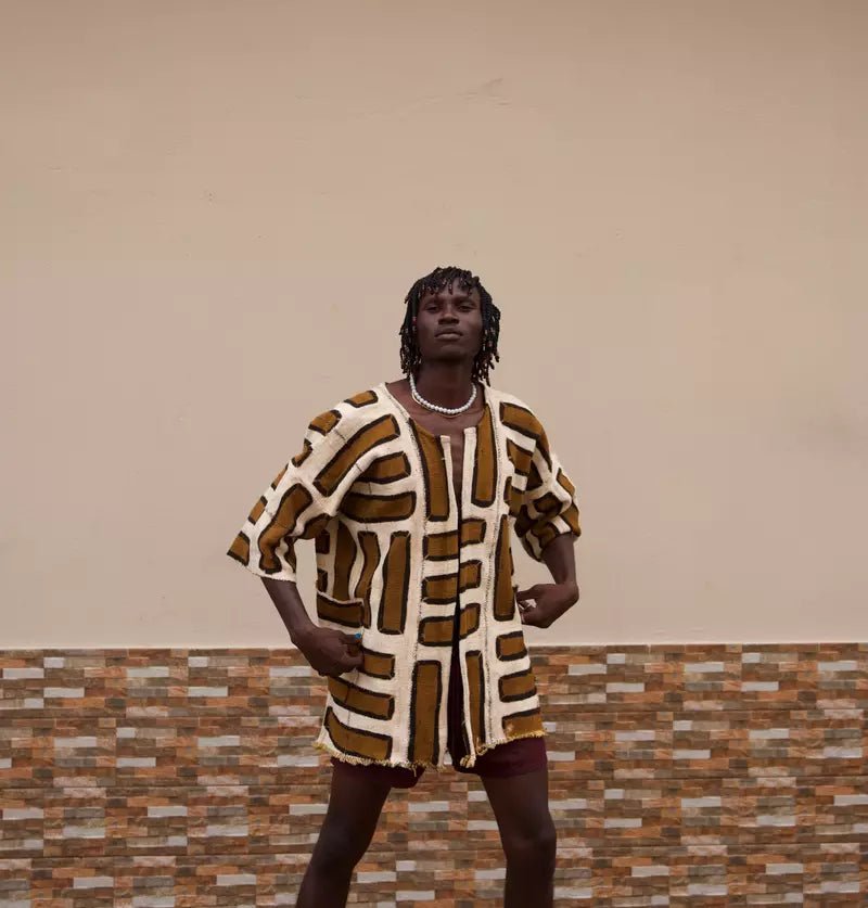 Turtle Bogolan Cloak (Pre - Order)#african_fabric_ghana#