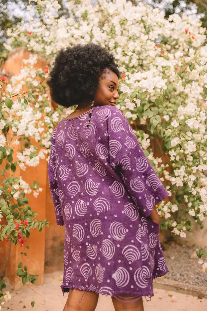 What's The Wifi Code Bogolan Cloak (Pre - Order)#african_fabric_ghana#