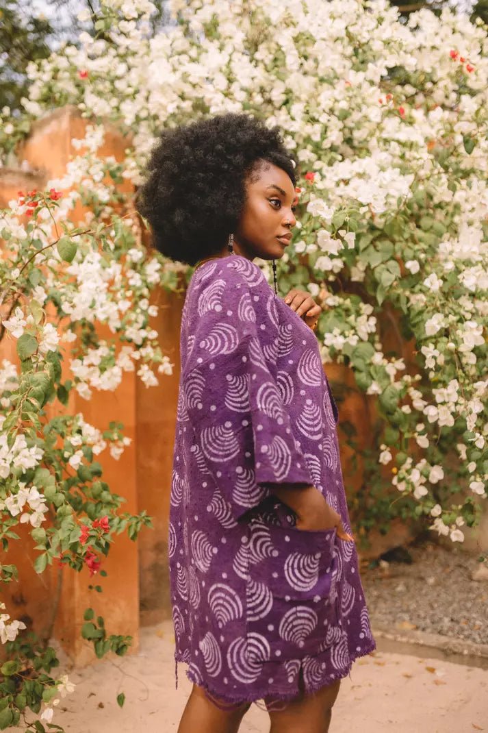 What's The Wifi Code Bogolan Cloak (Pre - Order)#african_fabric_ghana#