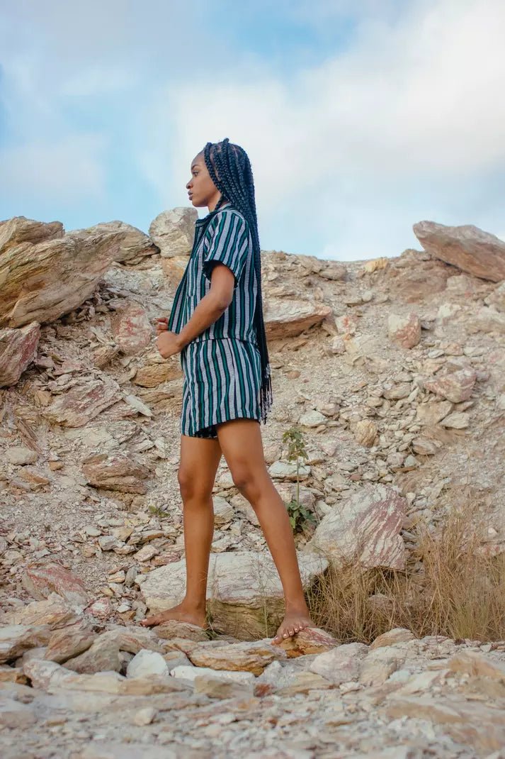 Zen Femme Shorts#african_fabric_ghana#