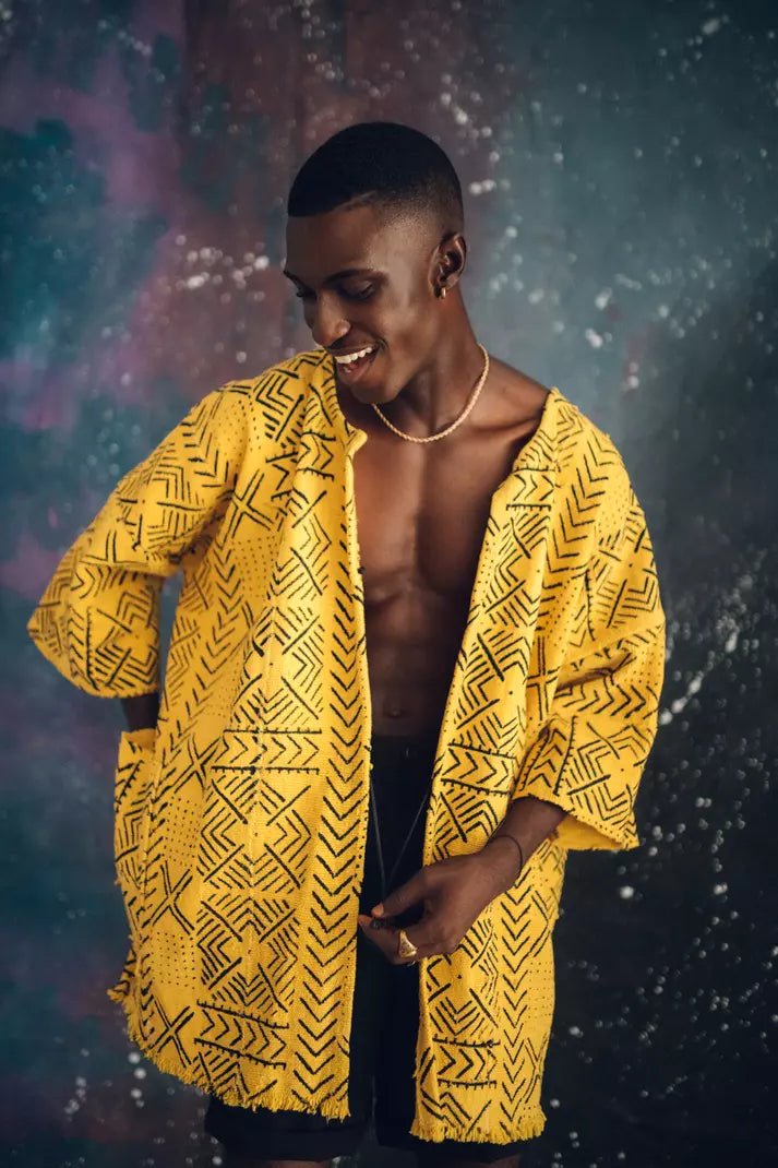 Zoo Bogolan Cloak( Pre - Order)#african_fabric_ghana#